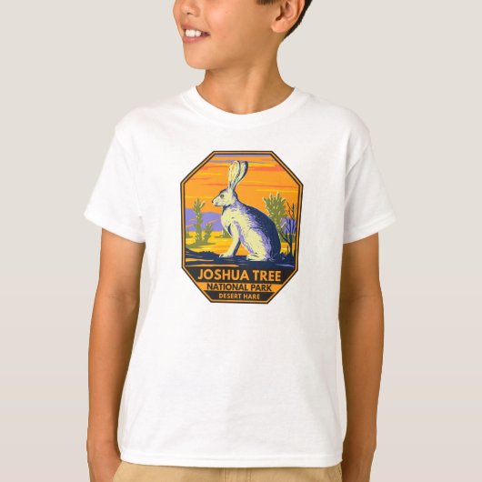 Joshua Tree National Park Desert Hare  T-Sh T-shirt (Voorkant)