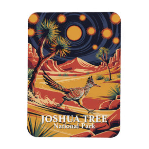 Joshua Tree National Park Grappige Wegloper Vintag Magneet