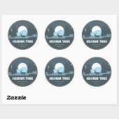 Joshua Tree National Park Herten Ronde Sticker (Vel)