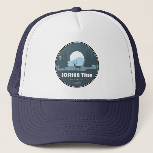 Joshua Tree National Park Herten Trucker Pet (Voorkant)