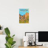 Joshua Tree National Park Het Grote Burrito Poster (Thuiskantoor)