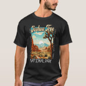 Joshua Tree National Park Illustratie noodlijdend T-shirt (Voorkant)