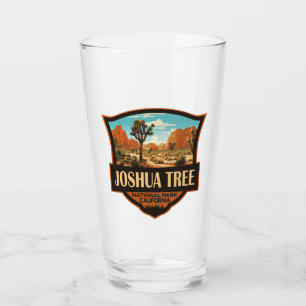 Joshua Tree National Park Illustratie Retro Glas