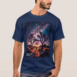 Joshua Tree National Park Milky Way Meteor Shower T-shirt
