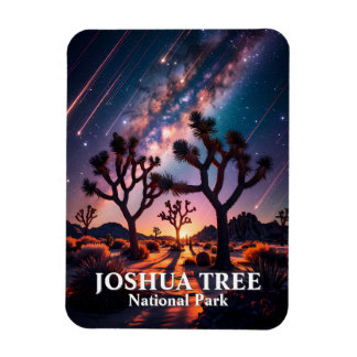 Joshua Tree National Park Nachtelijke Hemel Melkwe Magneet