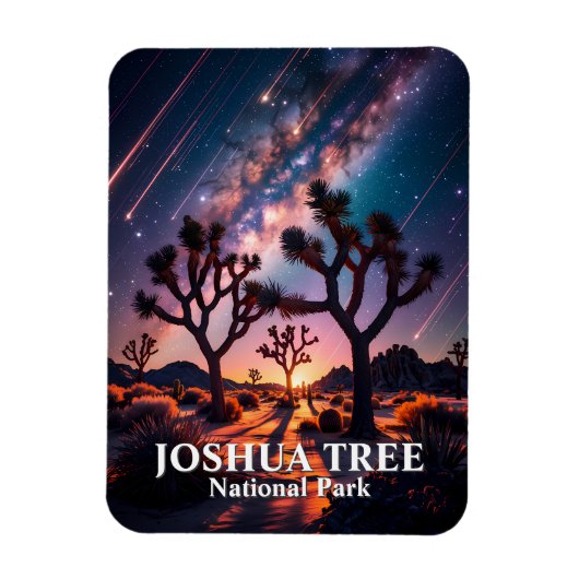 Joshua Tree National Park Night Sky Milky Way Magneet (Verticaal)