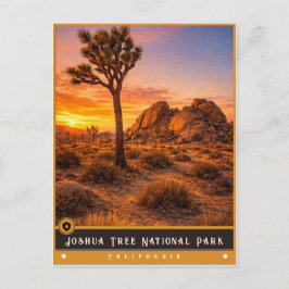 Joshua Tree National Park | Oude ansichtkaart Briefkaart