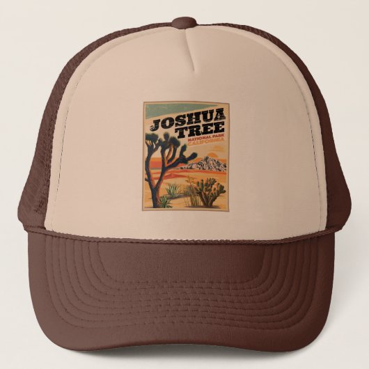 Joshua Tree National Park Outdoor  Trucker Trucker Pet (Voorkant)
