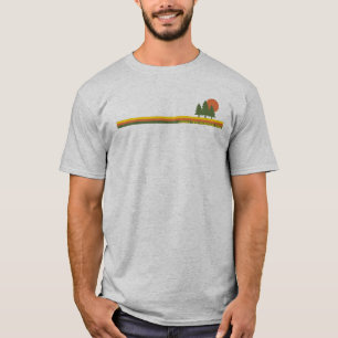 Joshua Tree National Park Pine Trees Sun T-shirt