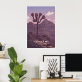 Joshua Tree National Park Reisposter Poster (Thuiskantoor)