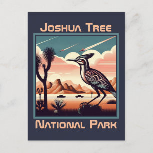 Joshua Tree National Park Retro Souvenir Gift Briefkaart