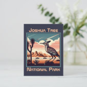 Joshua Tree National Park Retro Souvenir Gift Briefkaart (Staand voorkant)