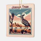 Joshua Tree National Park Retro Souvenir Gift Keramisch Ornament (Links)