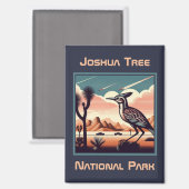 Joshua Tree National Park Retro Souvenir Gift Magneet (Voorkant / Achterkant)