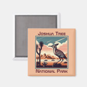 Joshua Tree National Park Retro Souvenir Gift Magneet (Voorkant / Achterkant)