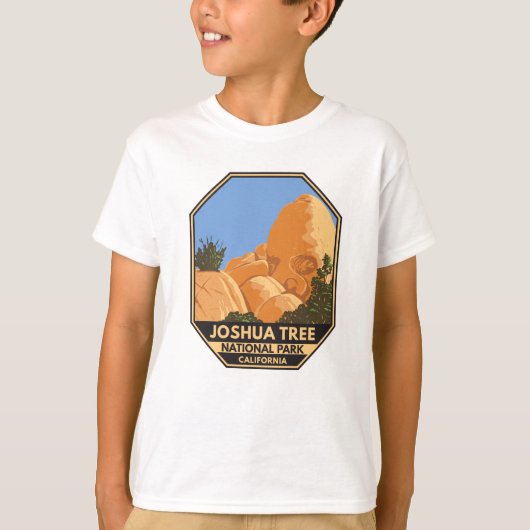 Joshua Tree National Park Skull Rock California T-shirt (Voorkant)