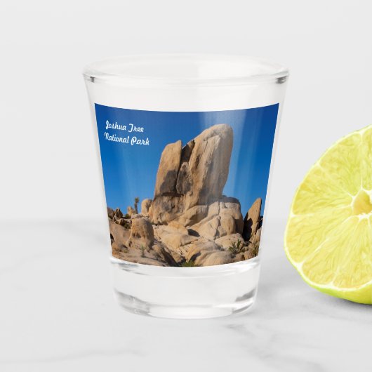 Joshua Tree National Park Souvenir Shot Glass Glas (Voorkant)