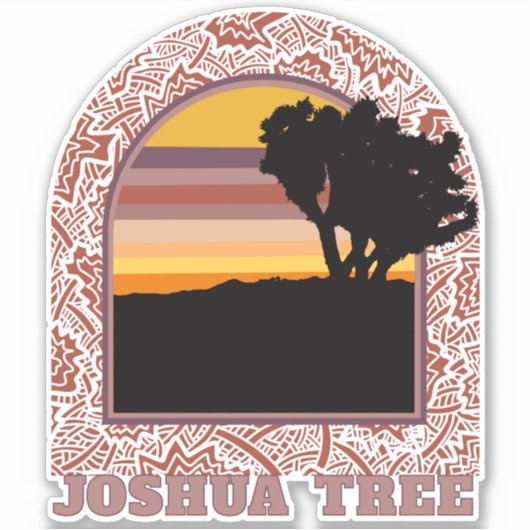 Joshua Tree National Park Sticker (Voorkant)