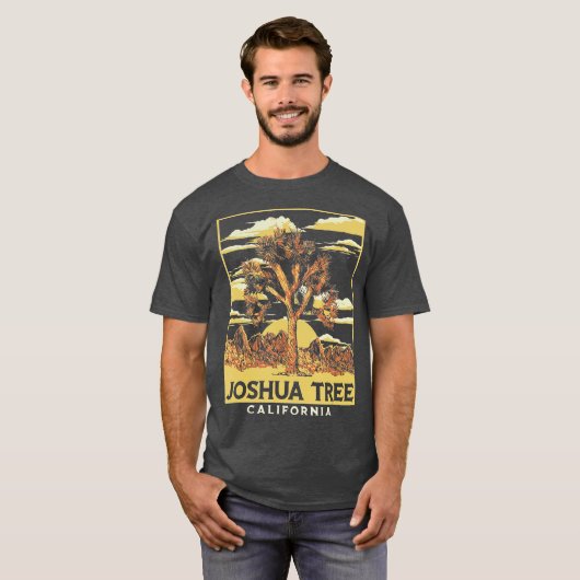 Joshua Tree National Park  Style Graphic T-shirt (Voorkant volledig)