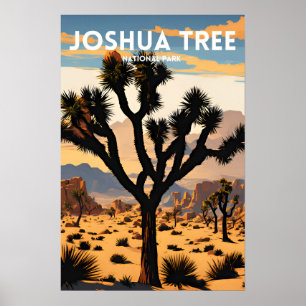 Joshua Tree National Park Traditionele Reizen Poster