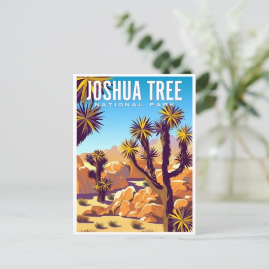 Joshua Tree National Park Tule Springs  Briefkaart (Staand voorkant)