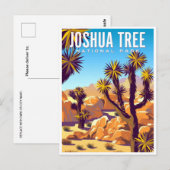 Joshua Tree National Park Tule Springs  Briefkaart (Voorkant / Achterkant)