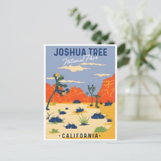 Joshua Tree National Park Tule Springs Briefkaart (Staand voorkant)