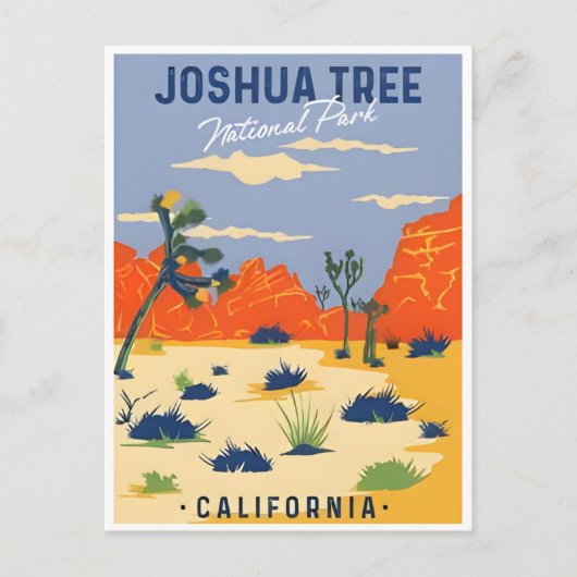 Joshua Tree National Park Tule Springs  Briefkaart (Voorkant)