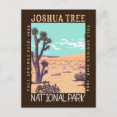 Joshua Tree National Park Tule Springs Distress Briefkaart (Voorkant)