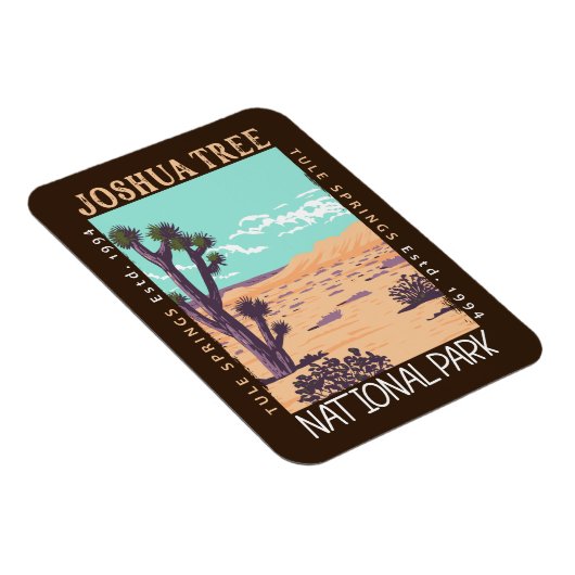 Joshua Tree National Park Tule Springs Distress Magneet (Rechterzijde)