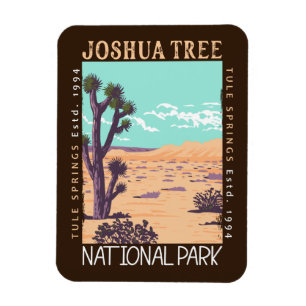 Joshua Tree National Park Tule Springs Distress Magneet
