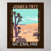 Joshua Tree National Park Tule Springs Distress Poster (Voorkant)