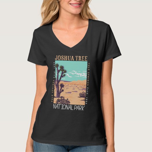 Joshua Tree National Park Tule Springs Distress T-shirt (Voorkant)