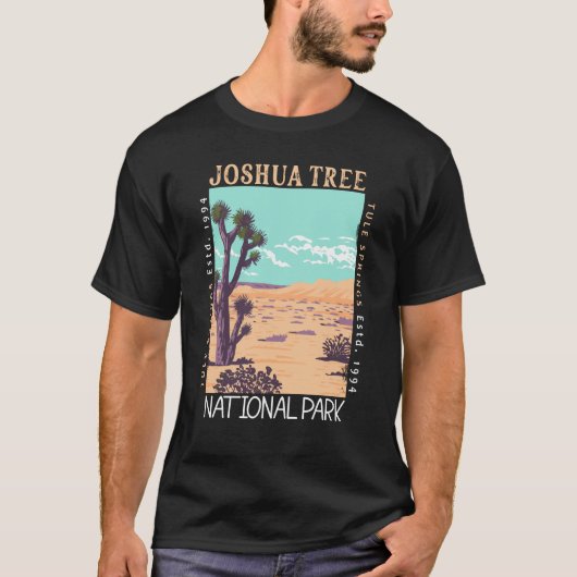 Joshua Tree National Park Tule Springs Distress T-shirt (Voorkant)