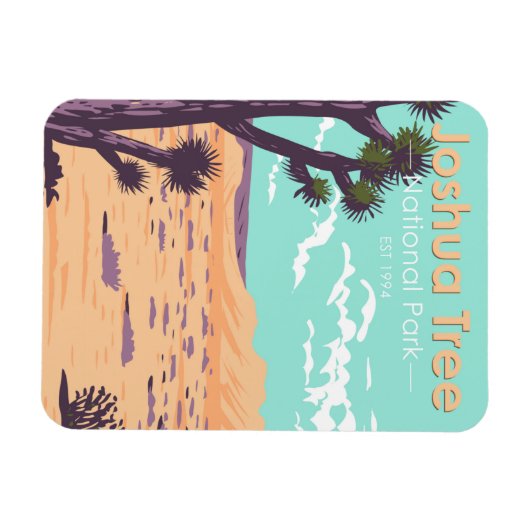 Joshua Tree National Park Tule Springs Magnet Magneet (Horizontaal)