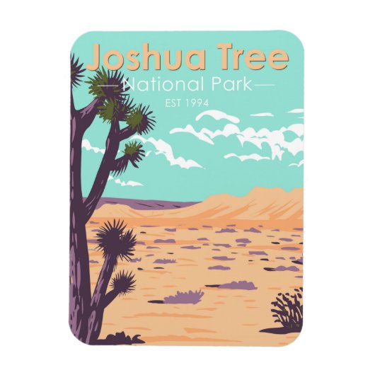 Joshua Tree National Park Tule Springs Magnet Magneet (Verticaal)