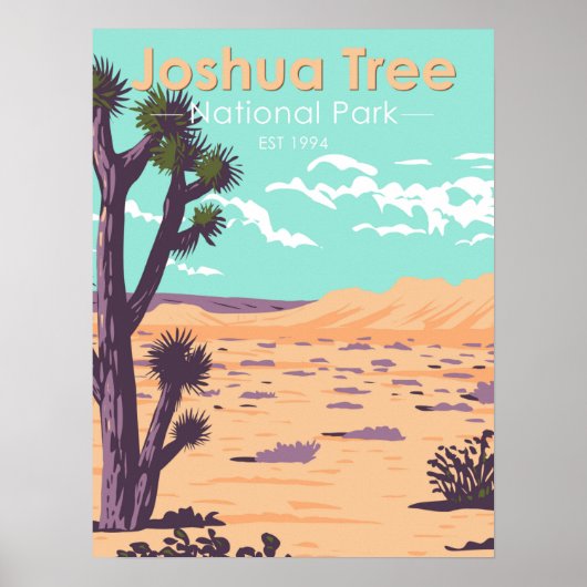 Joshua Tree National Park Tule Springs Poster (Voorkant)