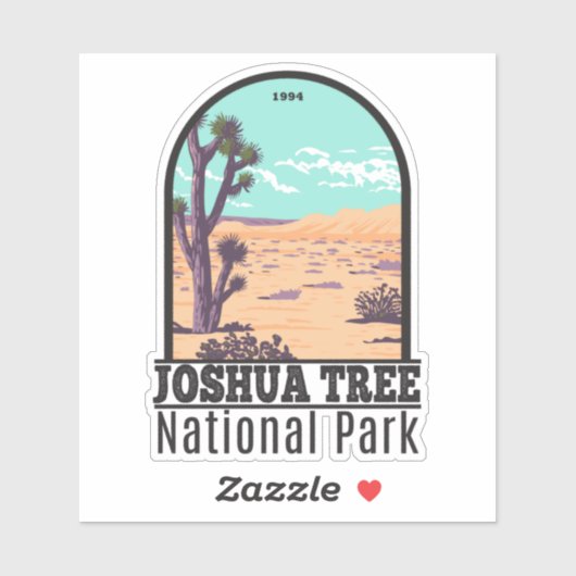 Joshua Tree National Park Tule Springs  Sticker (Vel)