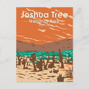 Joshua Tree National Park Turkey Flats Sand Dunes Briefkaart