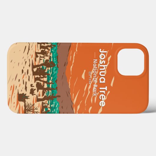 Joshua Tree National Park Turkey Flats Sand Dunes Case-Mate iPhone Case (Achterkant (horizontaal))