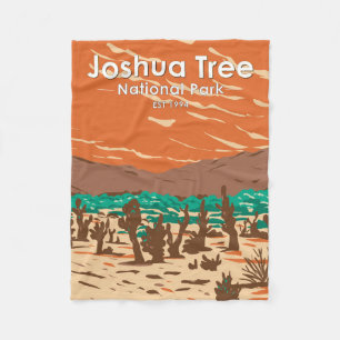 Joshua Tree National Park Turkey Flats Sand Dunes Fleece Deken