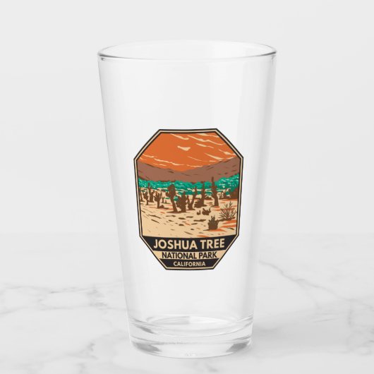 Joshua Tree National Park Turkey Flats Sand Dunes Glas (Voorkant)