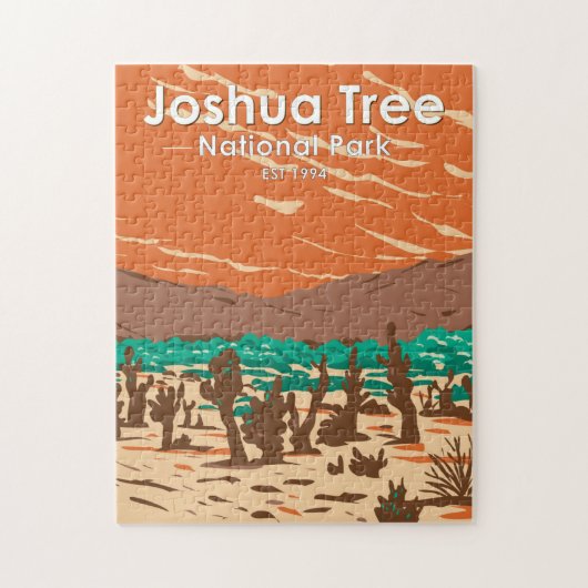 Joshua Tree National Park Turkey Flats Sand Dunes Legpuzzel (Verticaal)
