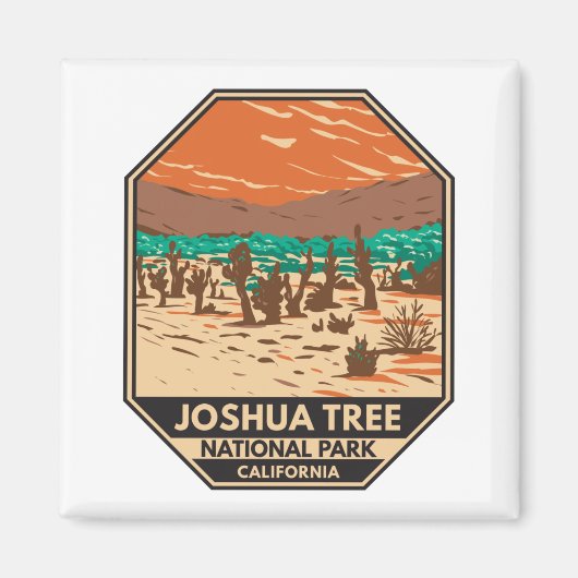Joshua Tree National Park Turkey Flats Sand Dunes Magneet (Voorkant)