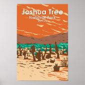Joshua Tree National Park Turkey Flats Sand Dunes Poster (Voorkant)