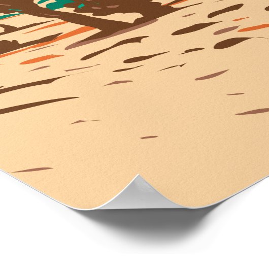 Joshua Tree National Park Turkey Flats Sand Dunes Poster (Hoek)