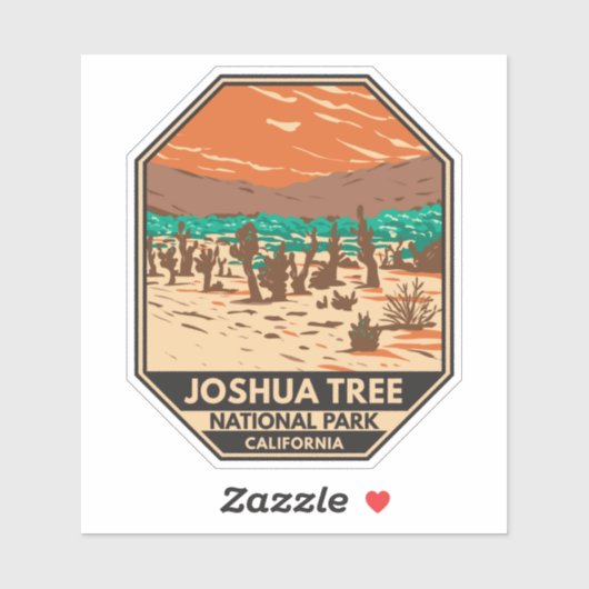 Joshua Tree National Park Turkey Flats Sand Dunes Sticker (Vel)