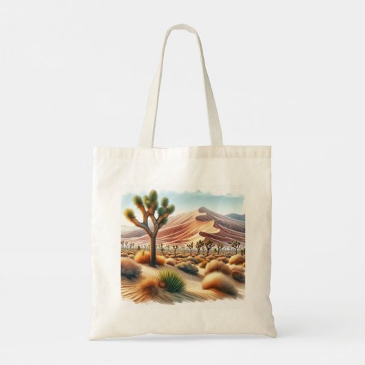 Joshua Tree National Park Turkey Flats Sand Dunes Tote Bag (Achterkant)