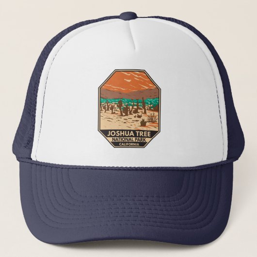 Joshua Tree National Park Turkey Flats Sand Dunes Trucker Pet (Voorkant)