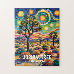 Joshua Tree National Park Van Gogh Kleurrijk Woest Legpuzzel